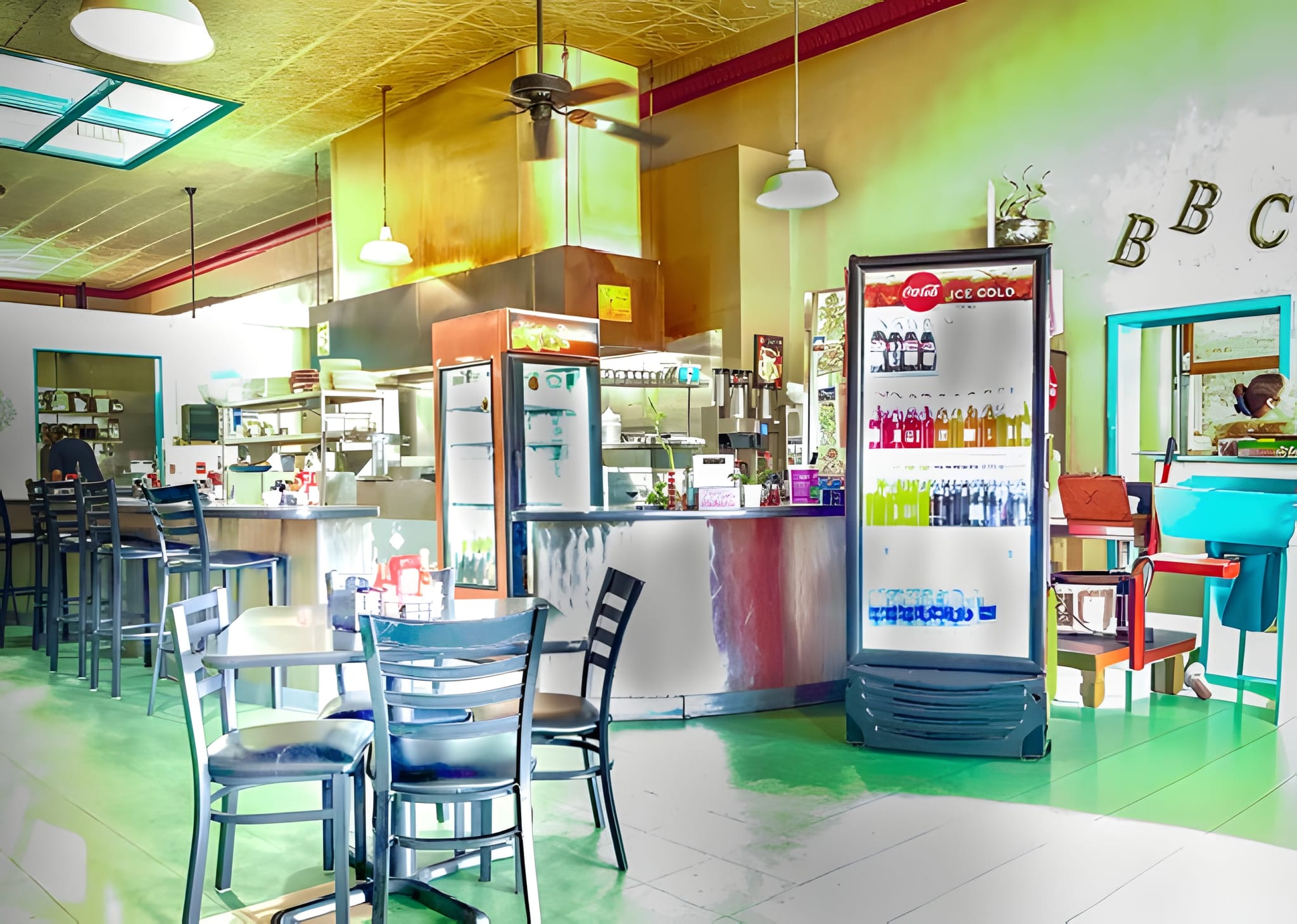 Diner interior, historic Lowell — by Ed Shpritz